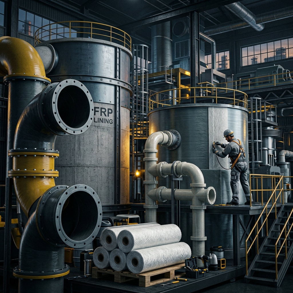 Tecnología de Revestimiento FRP y Fibra de Vidrio en Chile