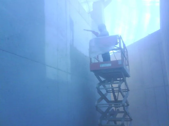 Proceso de laminado manual en fibra de vidrio de alta resistencia